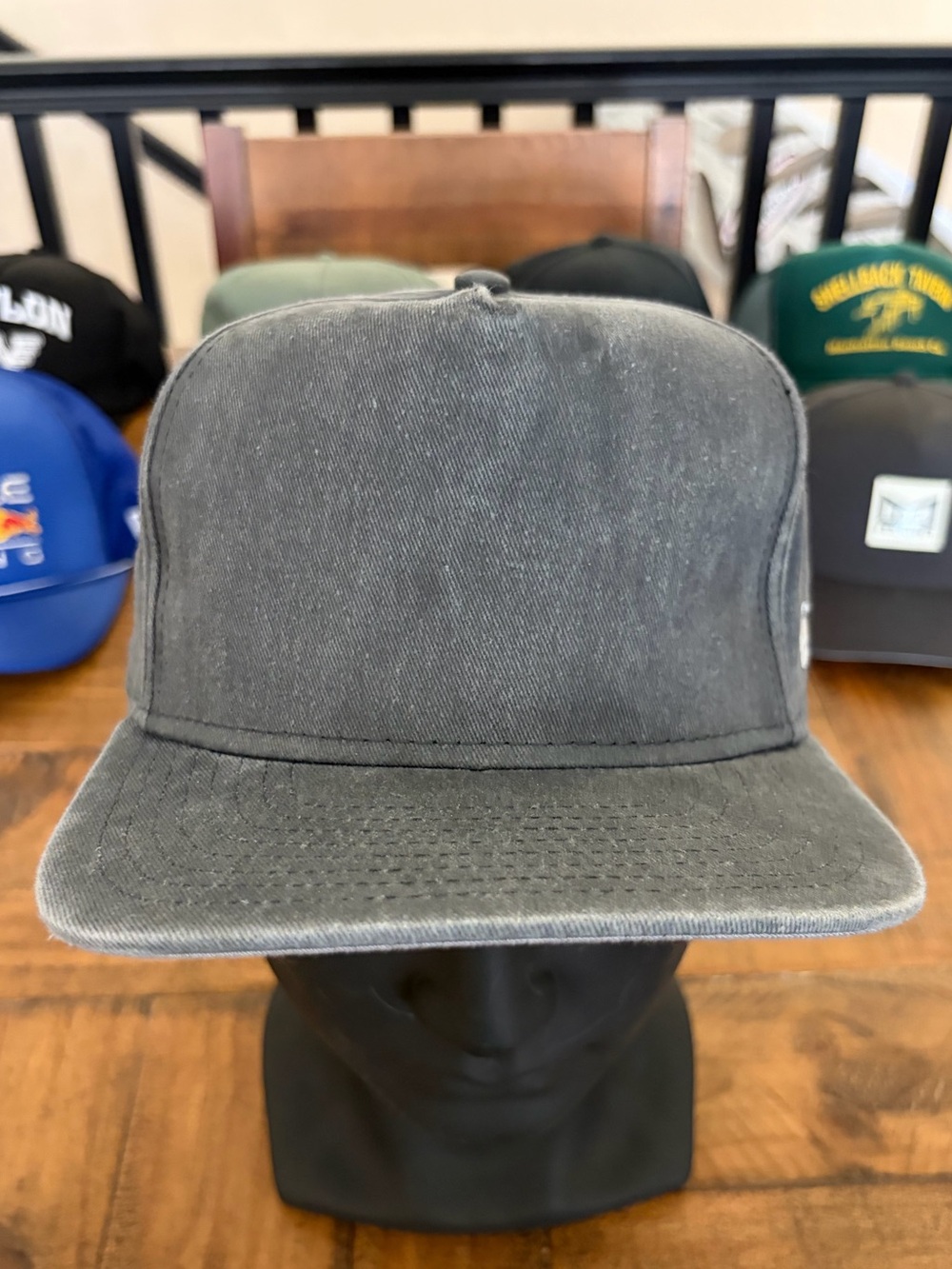 New Era Charcoal Gray Snapback Hat